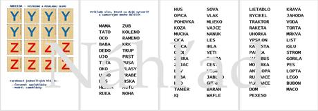 Poskladaj slovo - pdf, 