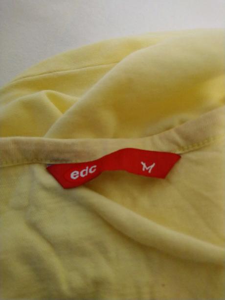 Dámsky žltý top so zaväzovaním okolo krku, esprit, esprit,s