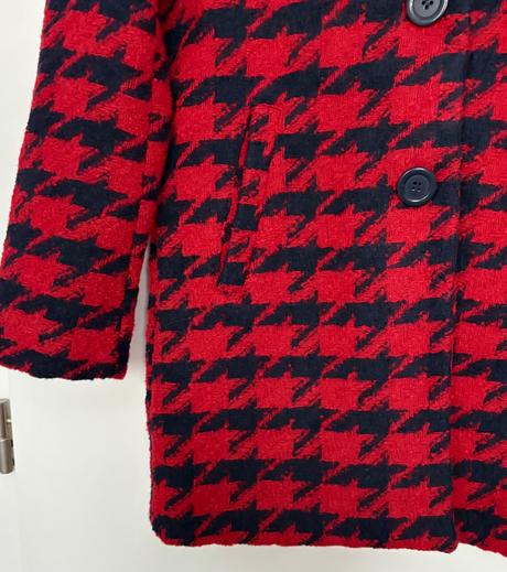 Pepitový kabát v. 164- xs/s, c&a,s