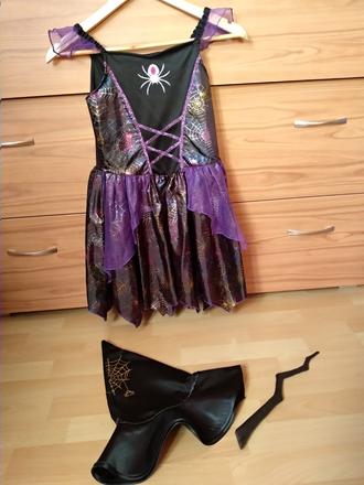 Karnevalový kostým čarodejnica veľkosť 128, 