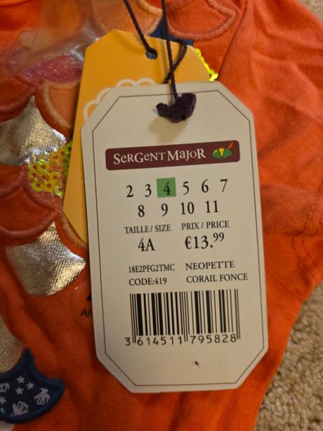 Tričko letné 104, sergent major,104