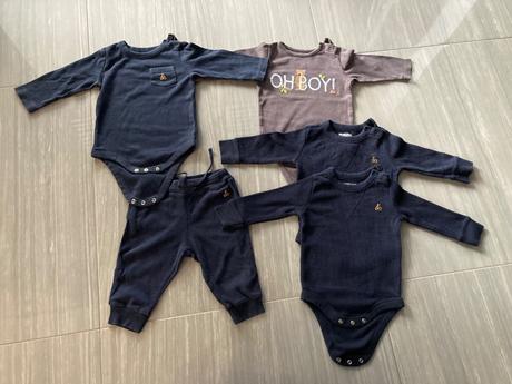 Gap body a súprava 6-12m 5ks, 68–80