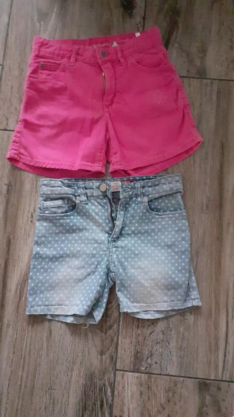 Rifľové kraťasy, h&m,134