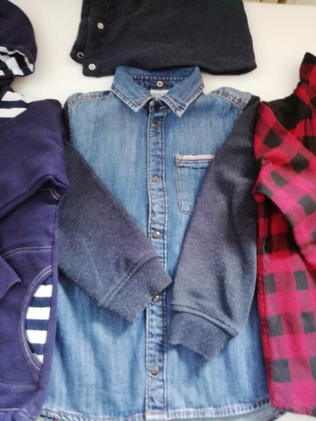 Mikina + 2x košeľa, 110