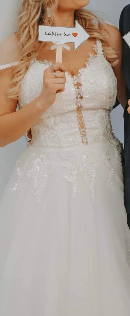 Svadobné šaty 38-42, m