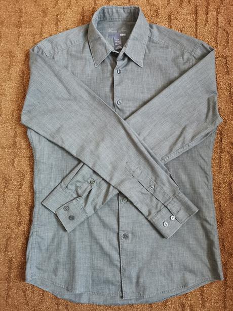 Pánska slim košeľa h&m, h&m,s