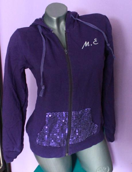 Mikina s trblietkami, m