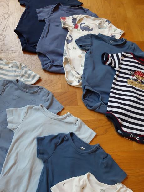 10 x h&m body námornícke, h&m,86