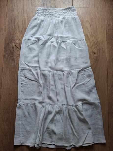 Biela sukňa, h&m,170