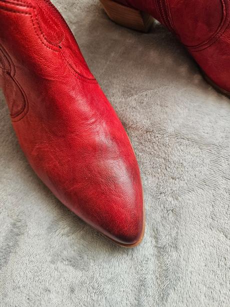 Kozene kotnikove cizmy, 38 / 39