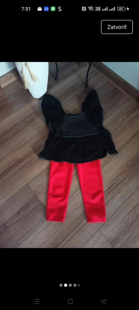 Zara komplet blúzka a legíny, zara,116