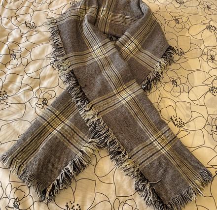 Elegantný mäkký káro šál - uni, 