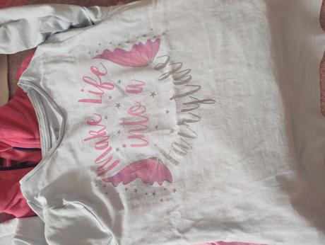 Tričká dlhý rukáv 5pack plus darček, h&m,122