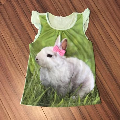 Krásne tricko so zajkom h&m, h&m,122