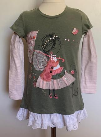 Next dievčenská tunika zelená, next,116