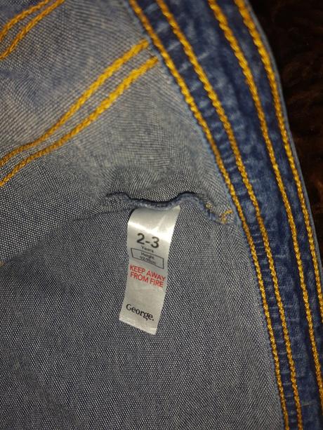 Detská riflová bunda george 92/98, george,92