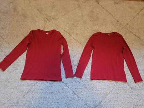 Tricka s dlhým rukávom lindex cervene, lindex,128