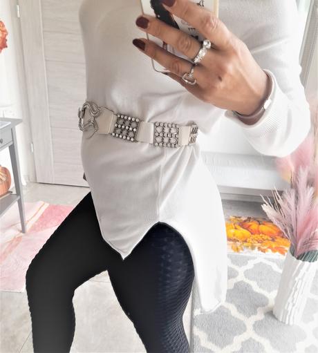 Biely elastický opasok, 