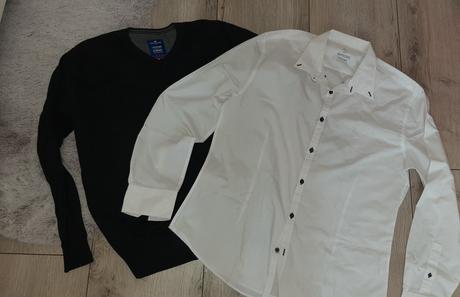 Sveter tom tailor + biela košeľa ( xl), xl