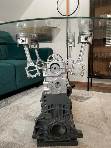 Motorový stôl - designový originál, 