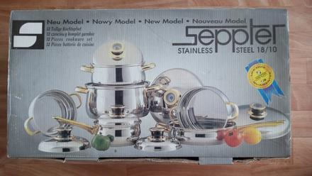 Hrnce seppter - 12 dielna sada hrncov, 