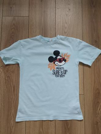 Tričko 134/140 mickey, h&m,134