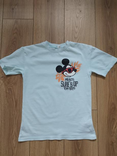 Tričko 134/140 mickey, h&m,134