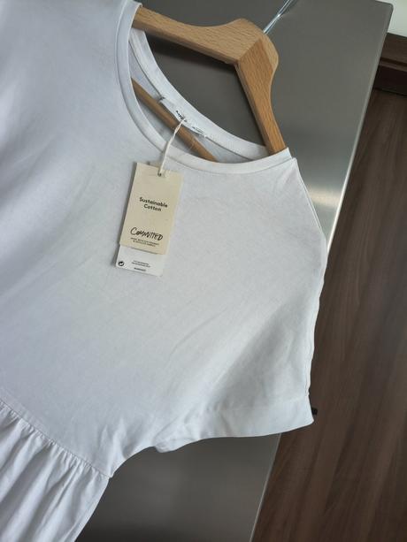 Mango bavlnené voľné šaty xs-s, mango,s / xs