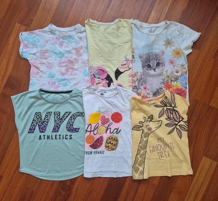 Dievčenské trička, h&m,122