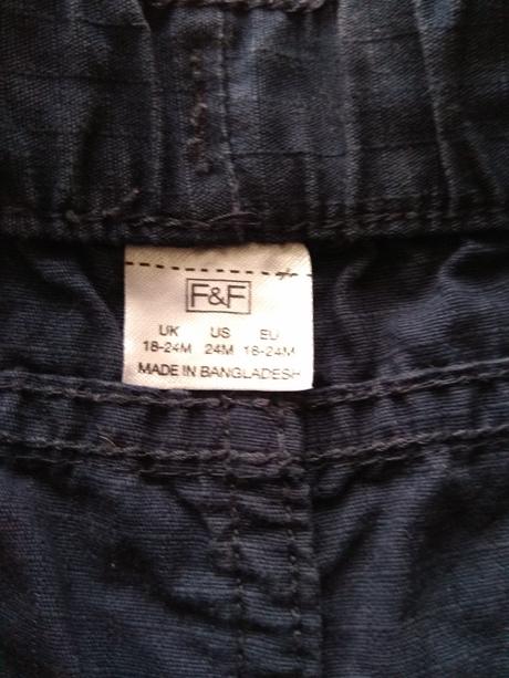 Tmavomodré nohavice, f&f,86