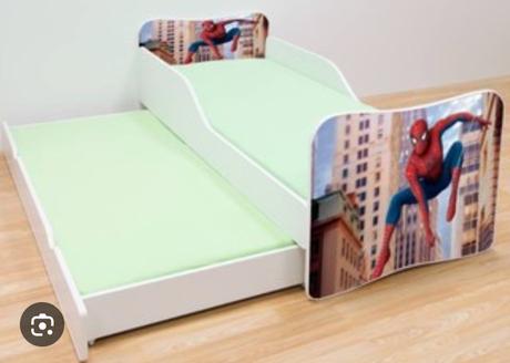 Detská postel spiderman, šírka (cm): 90,dĺžka (cm): 180