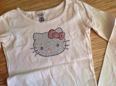 Tričko hello kitty /d19, h&m,146