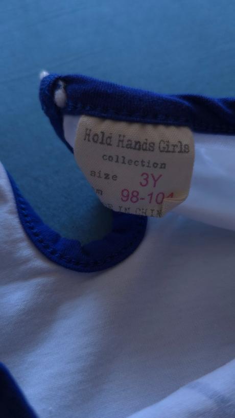 Predám dievčenské tričko zn. hold hands girls, 104