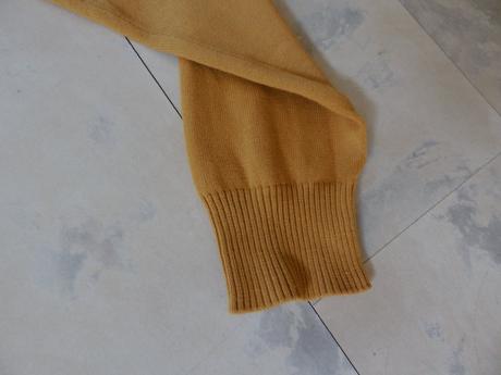 Horčicový bavlnený pulovrik, terranova,l