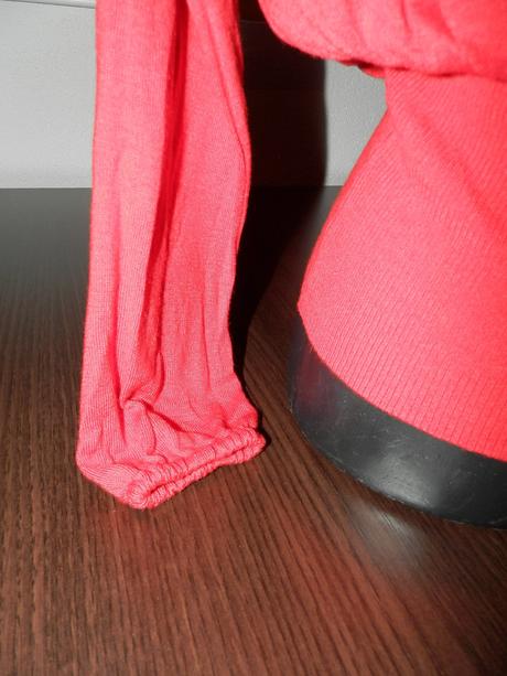 Laetitia červený svetrík tenký s, s