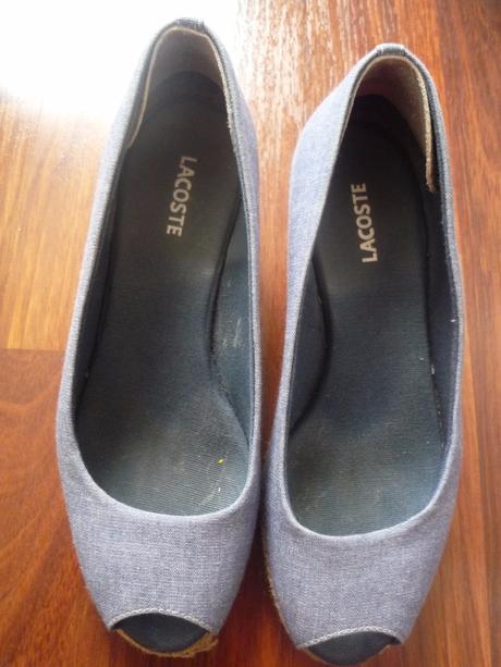 Topánky na platforme, lacoste,38