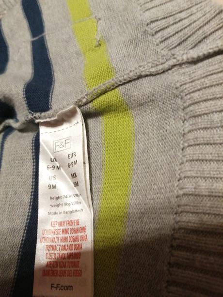 Svetrík na gombíky, f&f,74