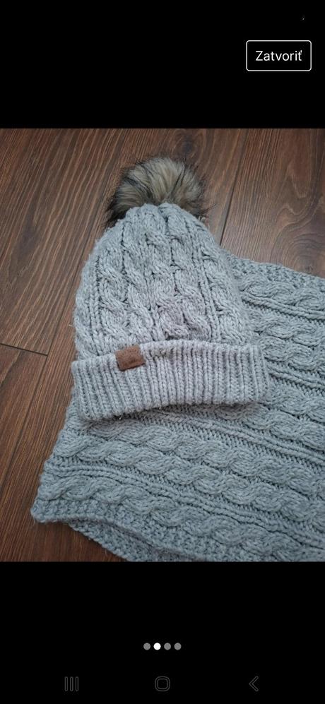 Dievčenská čiapka a nákrčník h&m, h&m,110