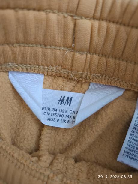 Tepláky, h&m,134