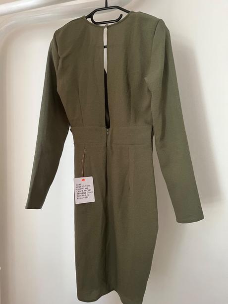 Zelené šaty asos, xs