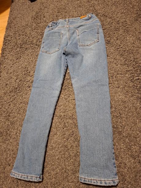 Zateplené rifle flisom-teplé, sinsay,140