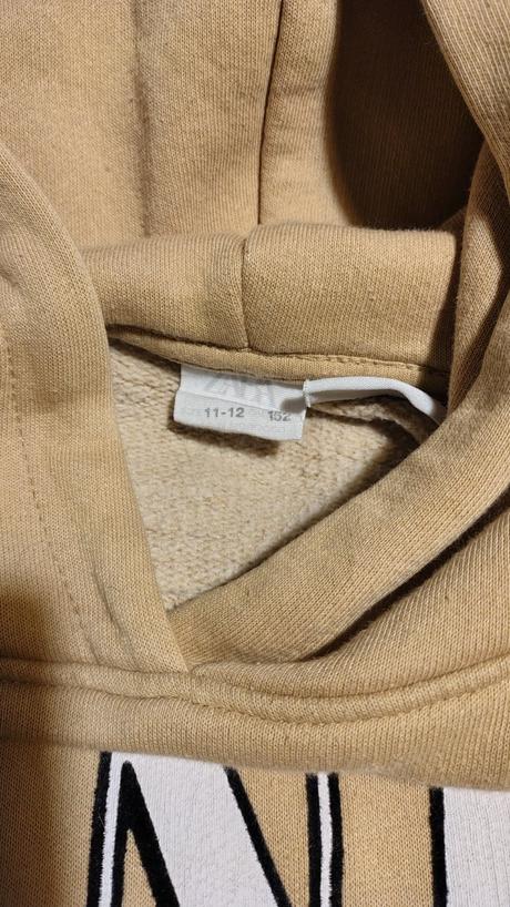 Hnedá dievčenská mikina, zara,152
