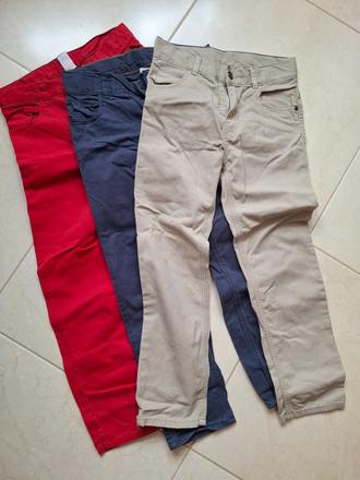 Trojbalenie nohavic, h&m,128