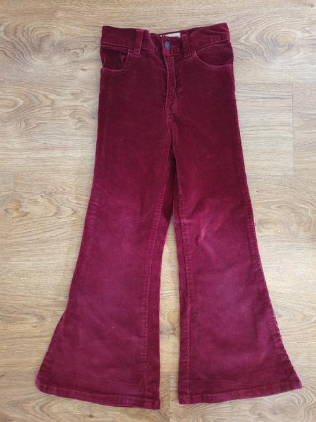 Bordové elastické medžetráky - hrubšie, 116