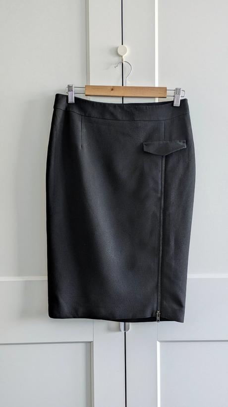 Čierna puzdrová sukňa so zipsovým detajlom mexx, mexx,m