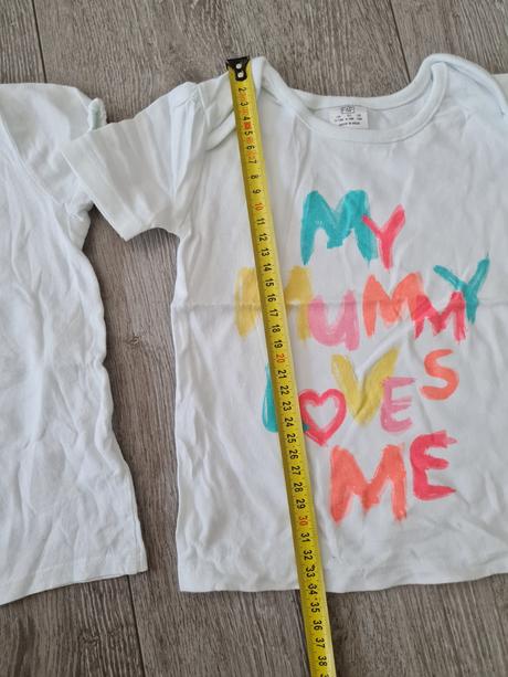 Tričká bavlnené, h&m,80