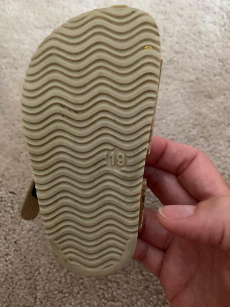 Kožené letné sandálky veľkosť 19, 19