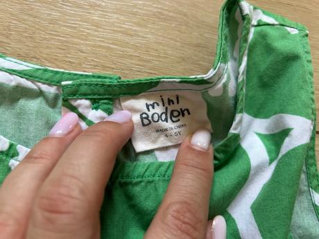 Letné šaty (veľ.110), mini boden,110