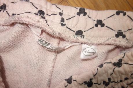 Tepláky mickey mouse 11-12r, h&m,152