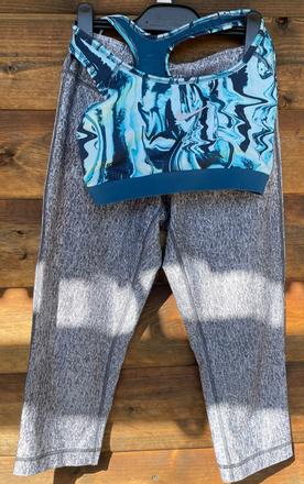 Nike 3/4 legíny + podprsenka, s